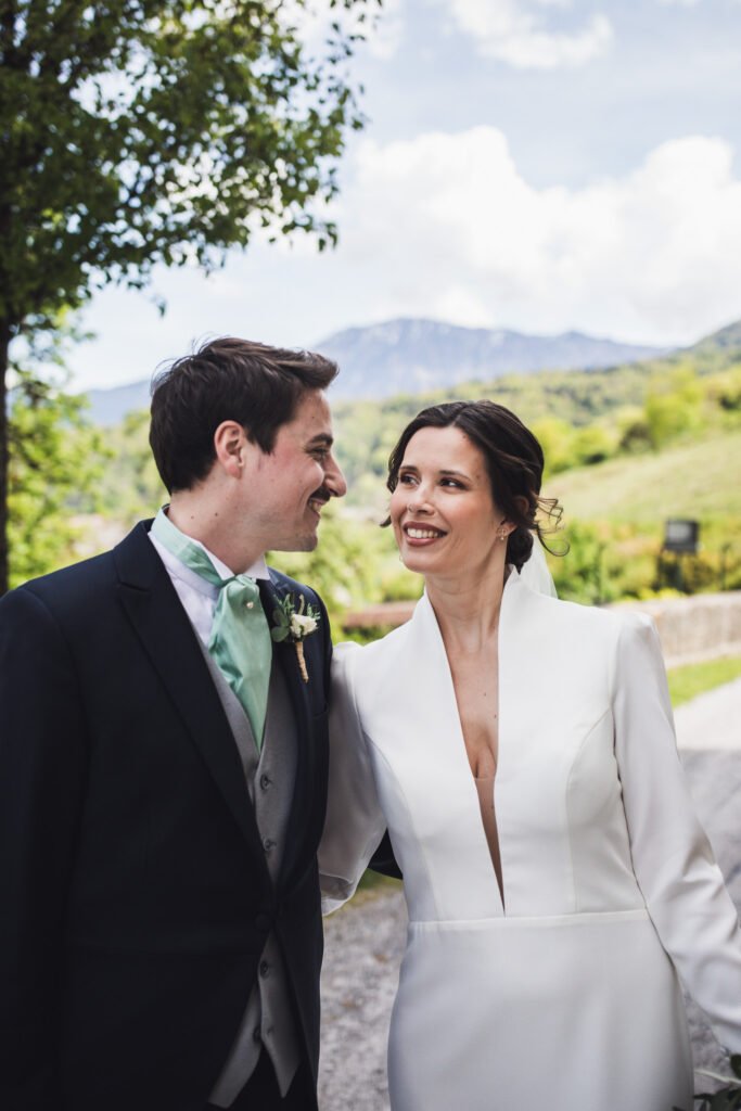 photo de couple à la ferme de Gy