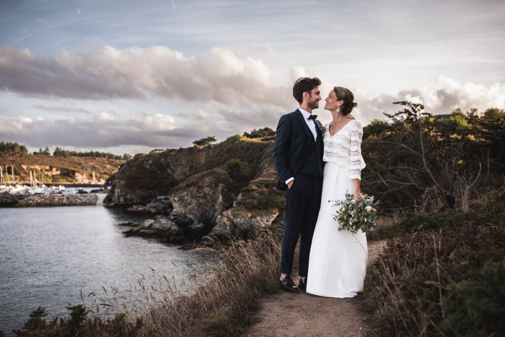 Photo de couple à Belle-Île-en-Mer en Bretagne