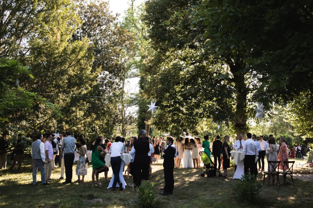Cocktail de mariage à la Villa 2 Pas Sages