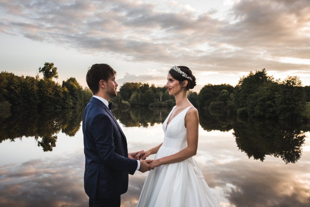 Photo de couple au Domaine des Étangs à Massignac