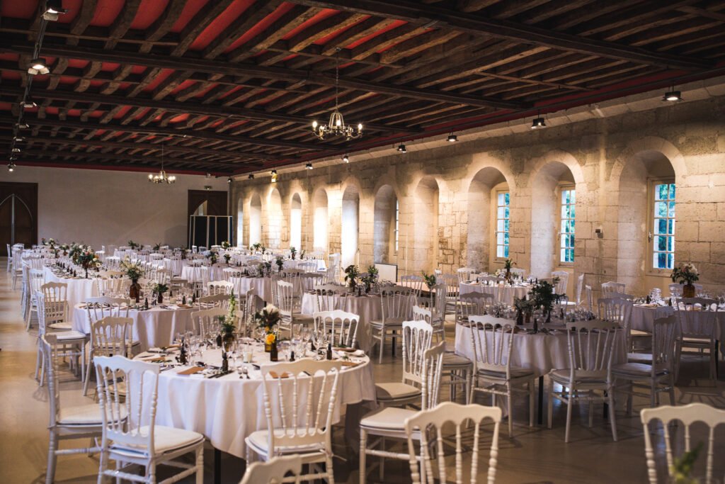 Salle de réception à l'Abbaye Royale du Moncel