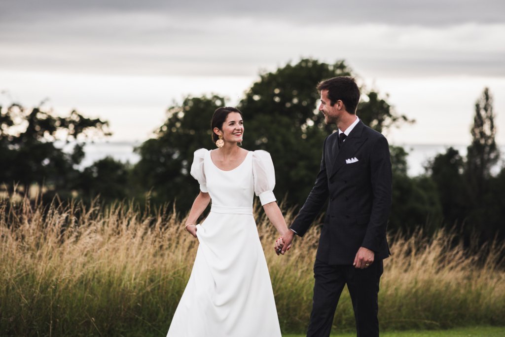 Couple lors d'un mariage au Manoir de Blosseville