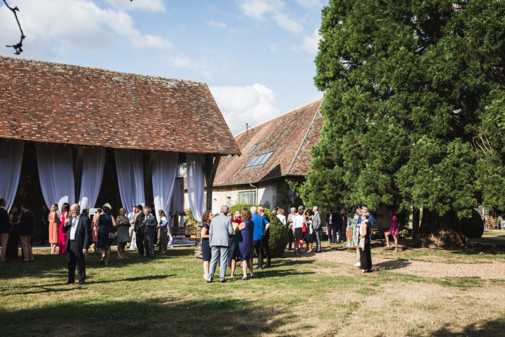 Cocktail de mariage au Manoir de Vacheresses