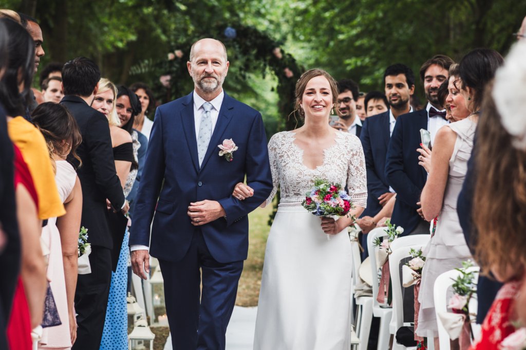 Cérémonie de mariage au château de Canon en Normandie