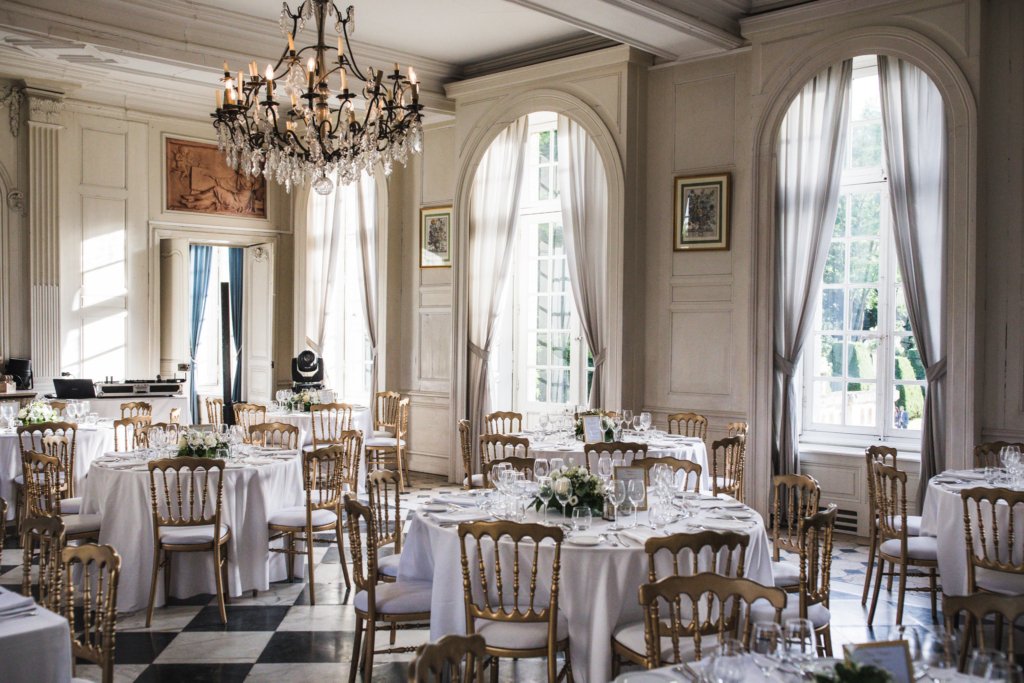 salle de réception au château de Vic-sur-Aisne