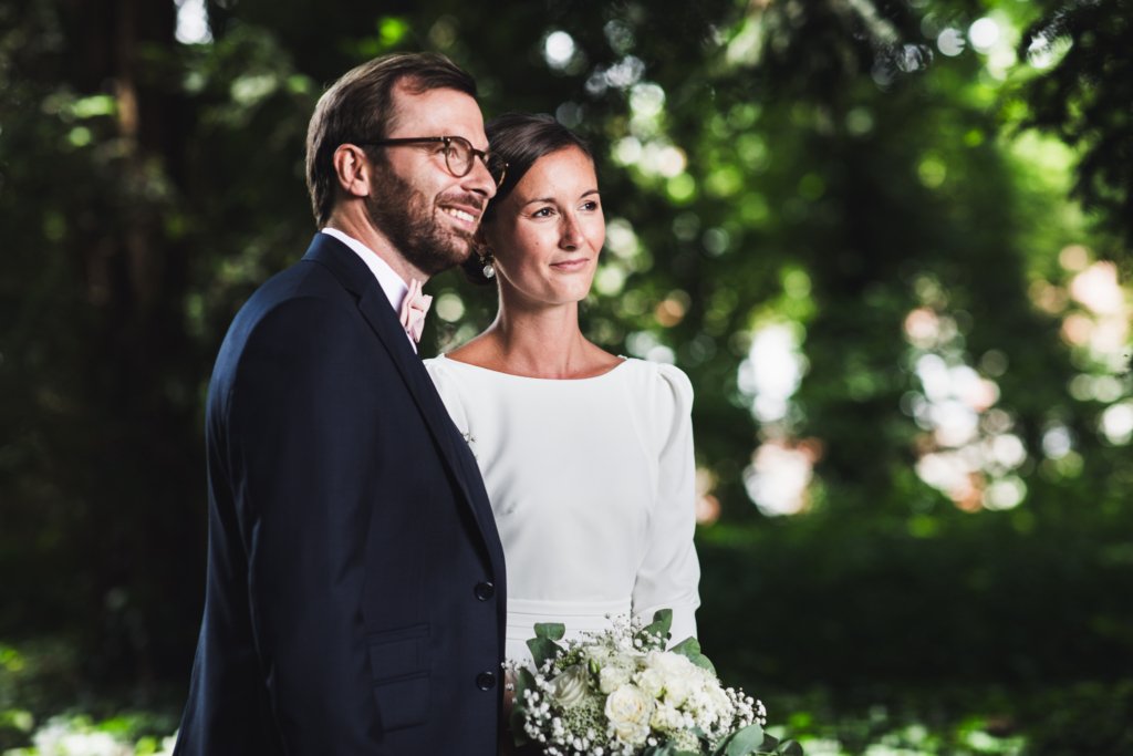 photo de couple lors d'un mariage au château de Vic-sur-Aisne