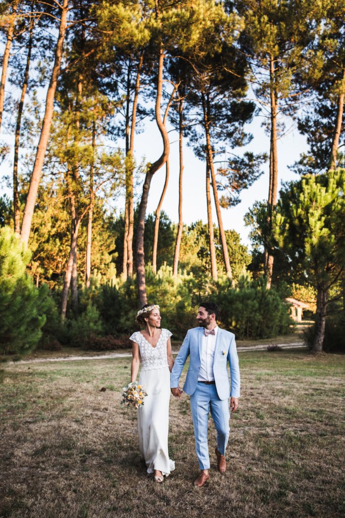Photo de couple dans les Landes
