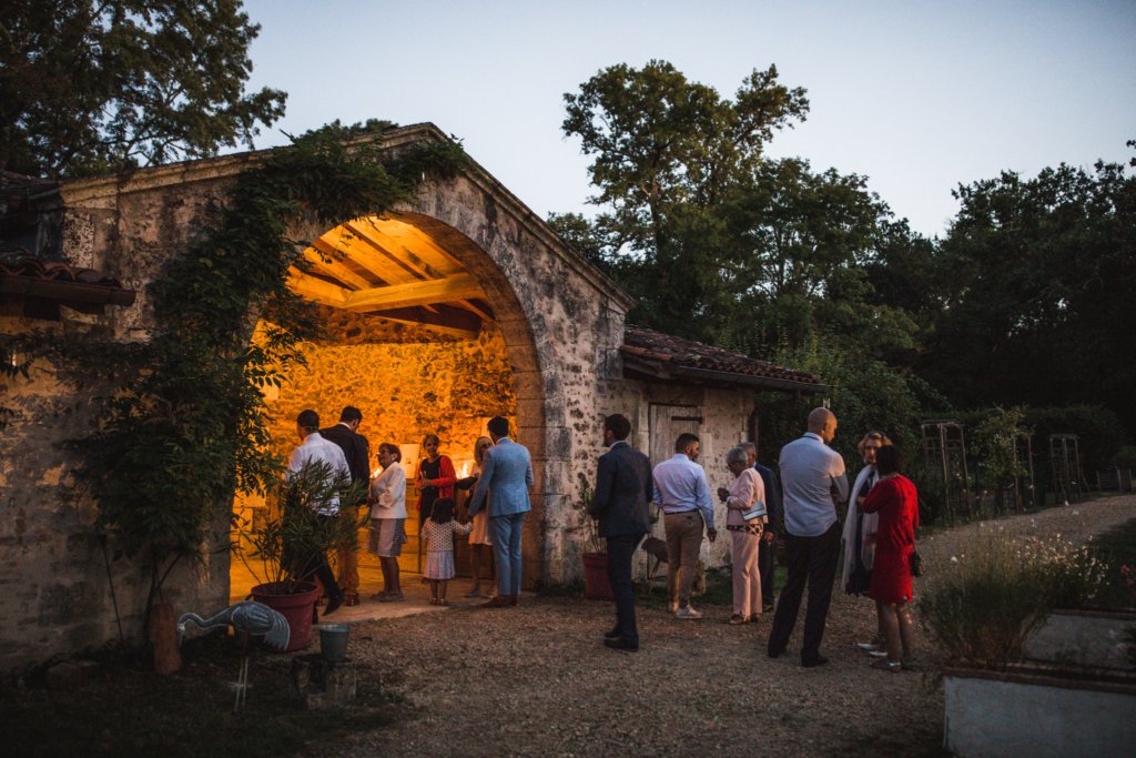 Réception de mariage au Chai de Montaulieu